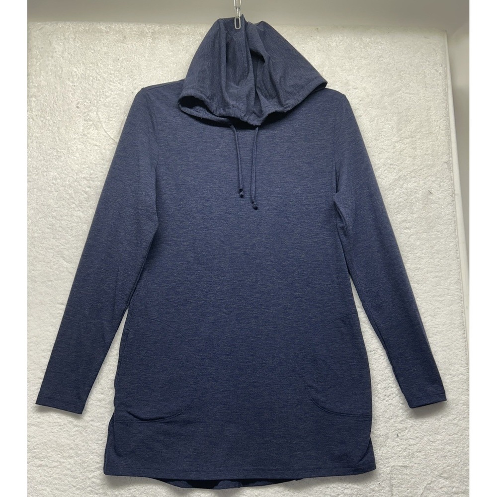 Duluth Trading Womens Size XS Blue Long Sleeve Dry and Mighty Hoodie (T6)